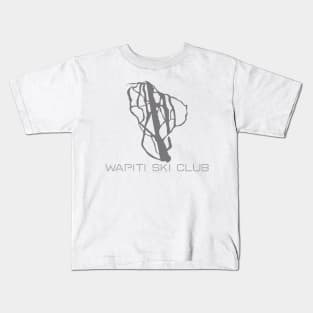 Wapiti Ski Club Resort 3D Kids T-Shirt